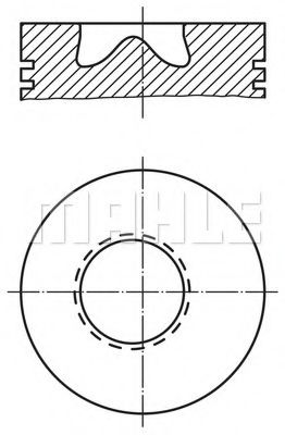 Поршнекомплект - Mahle 015 04 00