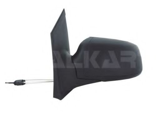 Зеркало боковое правое механическое под лак - Alkar 6138400