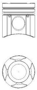 Поршень MAN D=128.00mm (d2866lf06 euro-2 6/98->) - Nural 87-143800-00