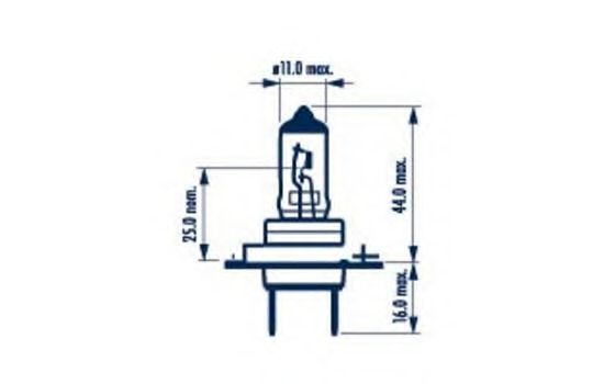 Лампа H7 RA 12V 80W PX26d NVA C1