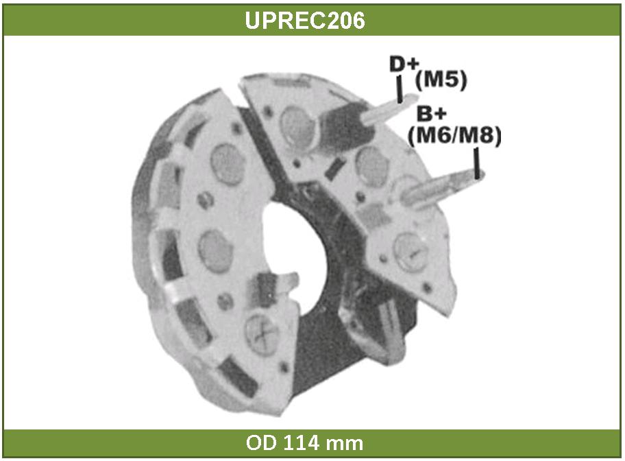 Диодный мост - Unipoint REC206