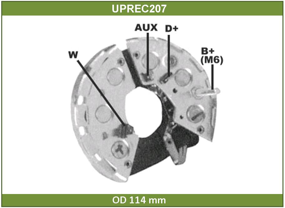 Диодный мост - Unipoint REC207