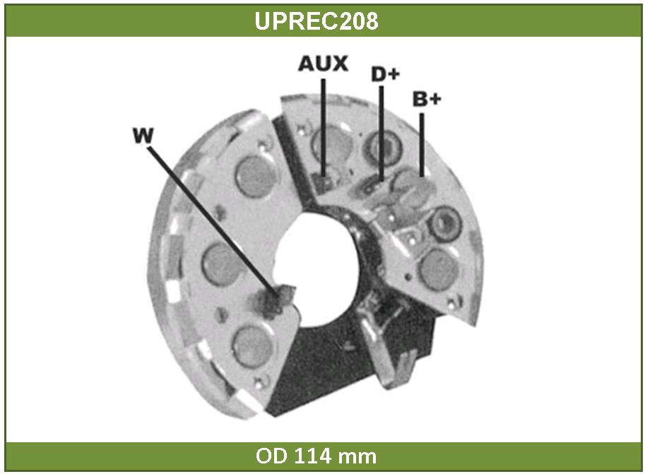 Диодный мост - Unipoint REC208