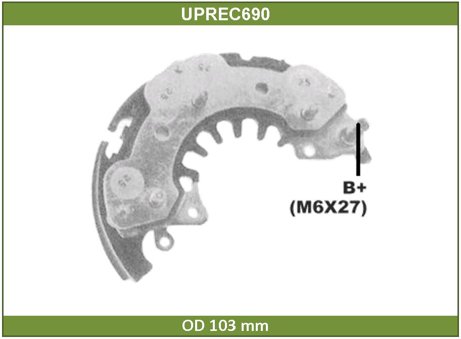 Диодный мост - Unipoint REC690