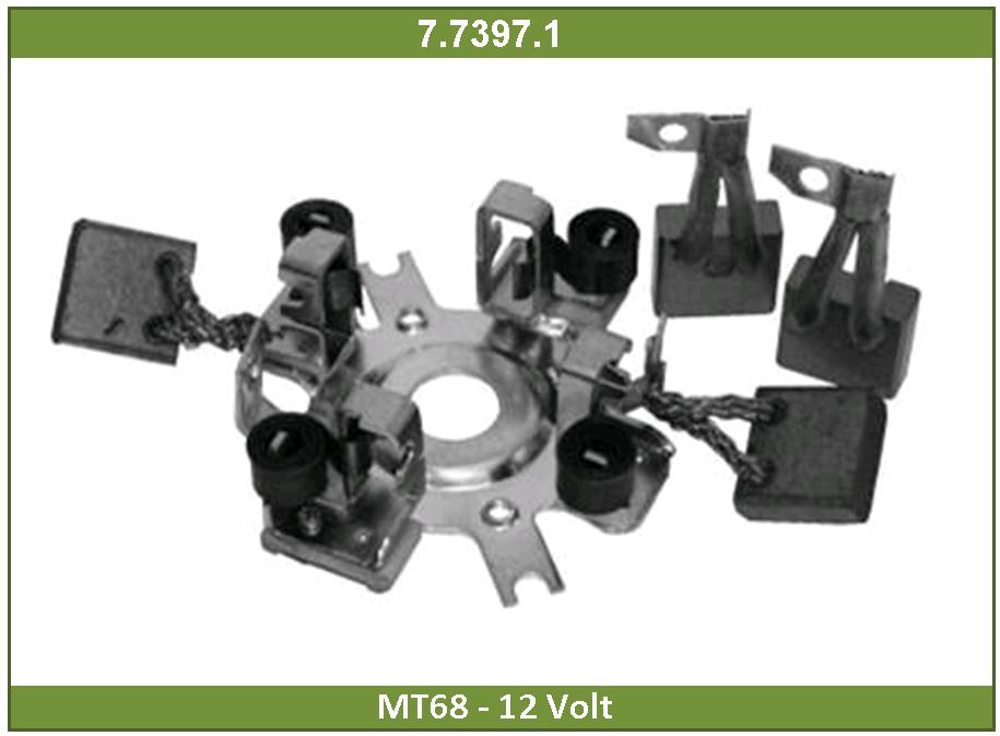 щеточный узел стартера MM (mt68)  - Ika 7 7397 1