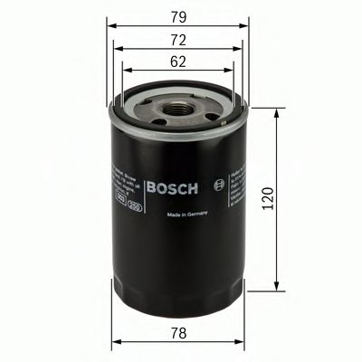 Снят с производства Фильтр масляный - Bosch 0 451 103 371
