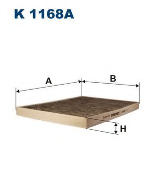 Фильтр салона угольный - FILTRON K1168A