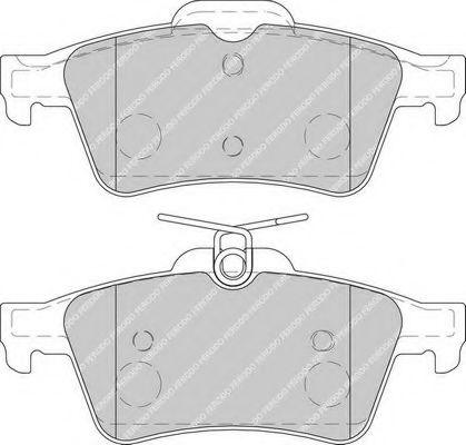 Колодки тормозные дисковые | зад | - Ferodo FDB1766