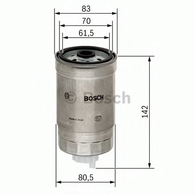 Фильтр топливный - Bosch 1 457 434 510