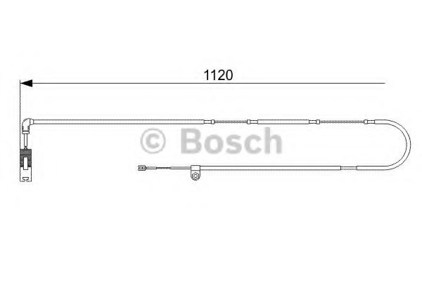 Датчик износа тормозных колодок Bosch                1 987 473 010