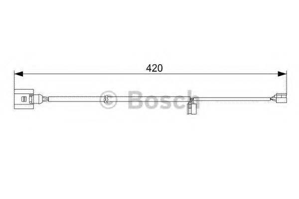 Датчик износа тормозных колодок - Bosch 1 987 473 012