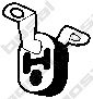 Монтажный демпферный компонент выхлопной системы - Bosal 255-230