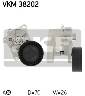 Ролик натяжной приводного ремня - SKF VKM 38202