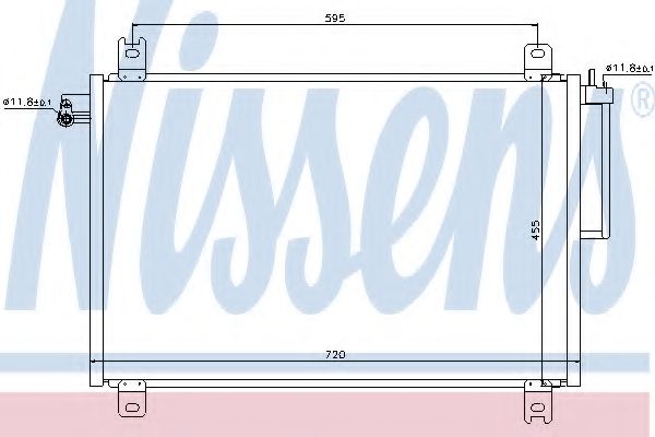 Конденсатор кондиционера - Nissens 94913