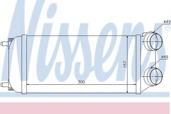 Радиатора интеркулера - Nissens 96638