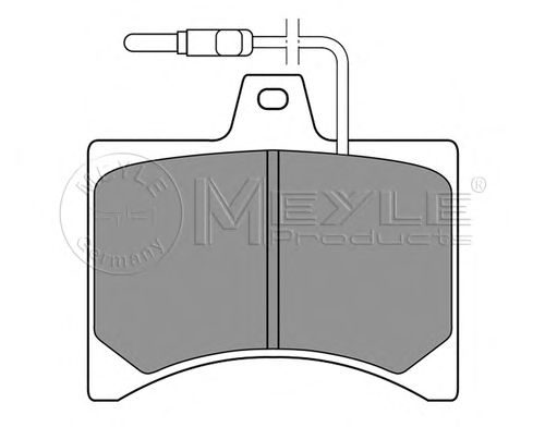 Колодки тормозные дисковые - Meyle 025 205 9413/W