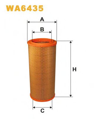 Фильтр воздушный - Wix Filters WA6435