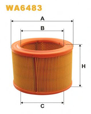 Фильтр воздушный - Wix Filters WA6483