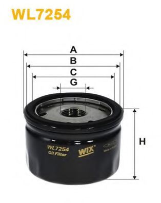 Фильтр масляный - Wix Filters WL7254