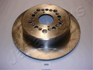 Диск тормозной задний - Japanparts DP-259