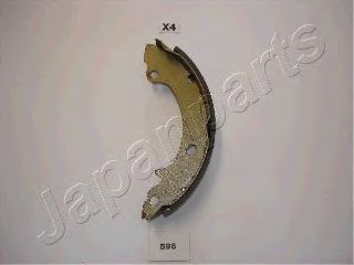 Колодки тормозные барабанные | зад | - Japanparts GF-596AF