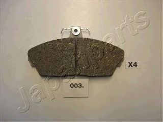 Колодки тормозные дисковые | перед | - Japanparts PA-003AF
