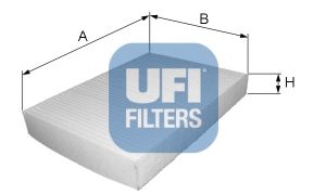 Фильтр салона - Ufi 53.109.00