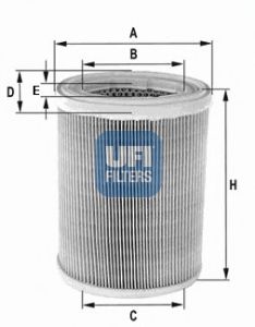 Фильтр воздушный - Ufi 27.606.00