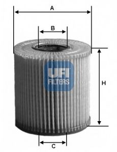 Фильтр масляный    - Ufi 25.067.00