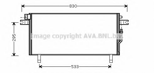 Конденсатор кондиционера - AVA DN5268