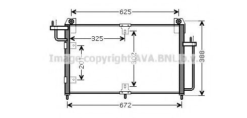 Конденсатор кондиционера - AVA DW5065