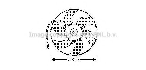 Вентилятор радиатора - AVA PE7513