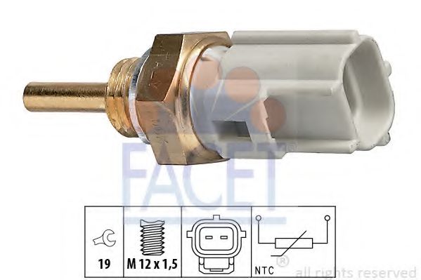 Датчик температуры охлаждающей жидкости - Facet 7.3323