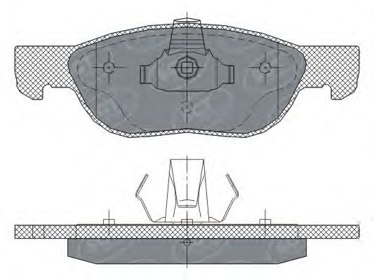 Колодки тормозные дисковые