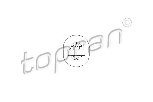 Монтажный компонент выхлопной системы - Topran 104 403