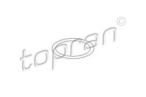 Прокладка масляного радиатора - Topran 104 526