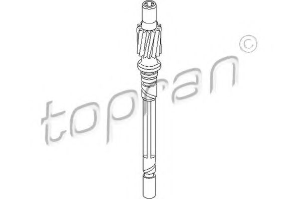 Трос спидометра - Topran 107 397