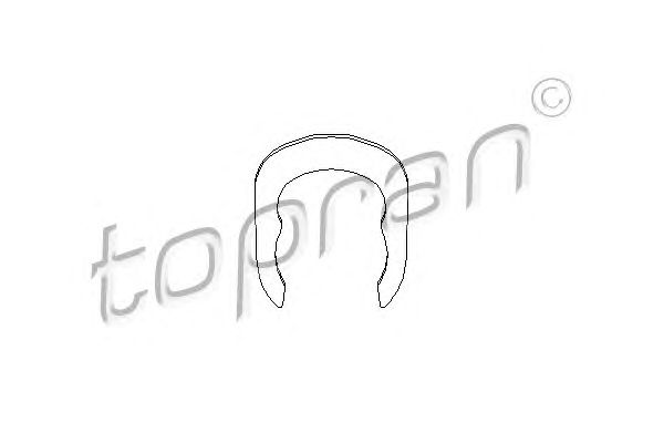 Фиксатор патрубка системы охлаждения - Topran 109 633