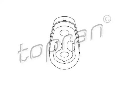 Монтажный компонент выхлопной системы - Topran 300 325