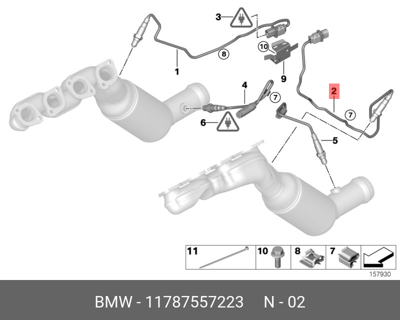 Лямбда-зонд - BMW 11 78 7 557 223