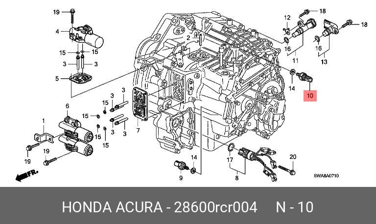 Датчик давления масла - Honda 28600-RCR-004