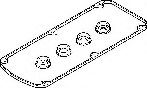 Комплект прокладок, крышка головки цилиндра - Elring 376.220