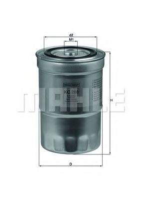 Фильтр топливный - Knecht KC 208