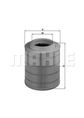 Снят с производства Фильтр Воздушный - Knecht LX 1798