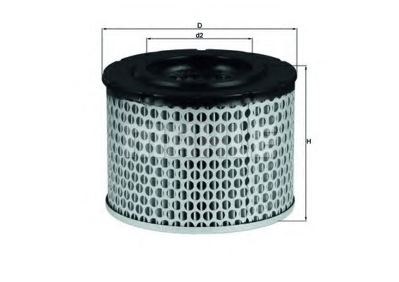Фильтр воздушный - Knecht LX 255