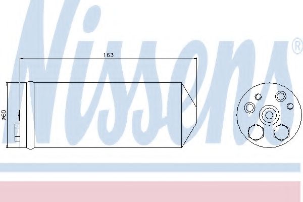 Влагоотделитель кондиционера - Nissens 95430