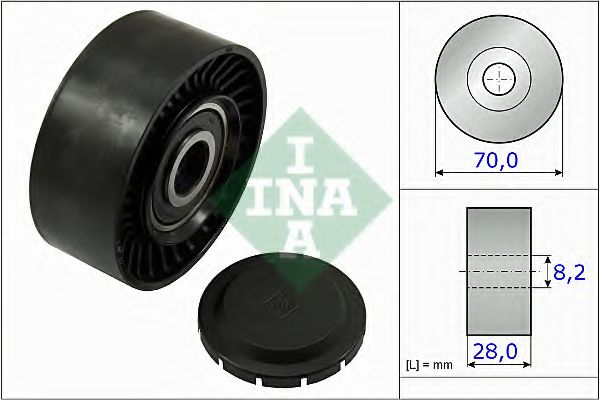 Ролик обводной приводного ремня - INA 532 0468 10