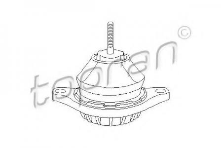 Опора двигателя audi: 100 76-82, 100 82-90, 100 77-83, 100 82-90, 200 83-91, 200 83-91, 80 78-86, 80 - Hans Pries 103 649 755