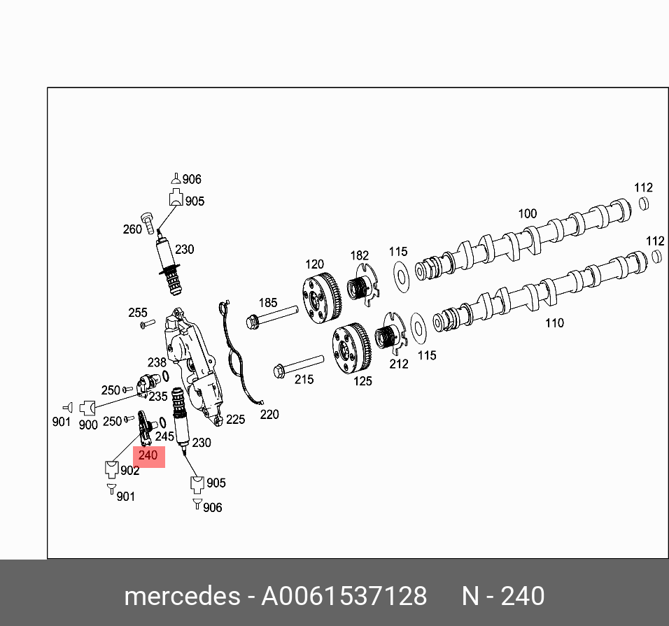 Датчик - Mercedes A0061537128