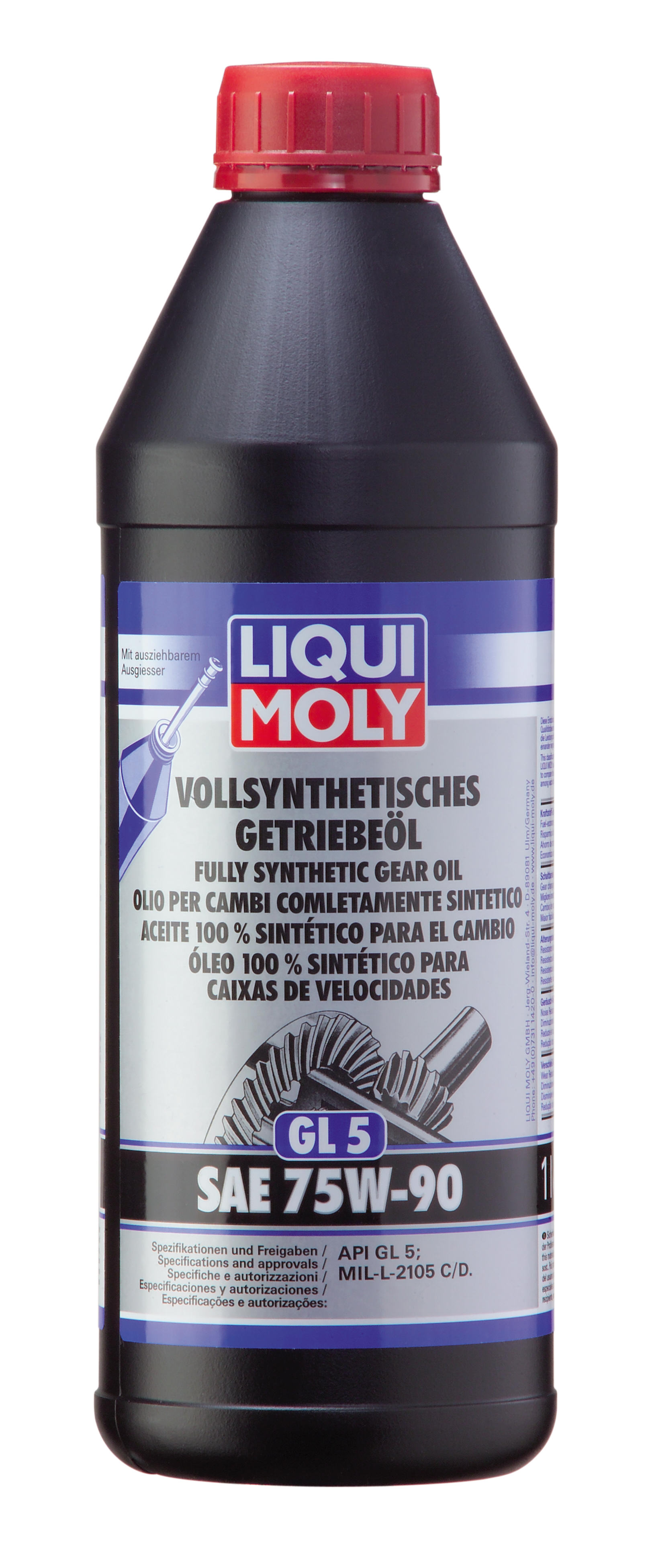 75w-90 Vollsynthetisches Getriebeoil gl5, 1л (синт.транс.масло) - Liqui Moly 1950